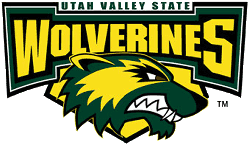 Utah Valley Wolverines 1999-2007 Primary Logo vinyl decal